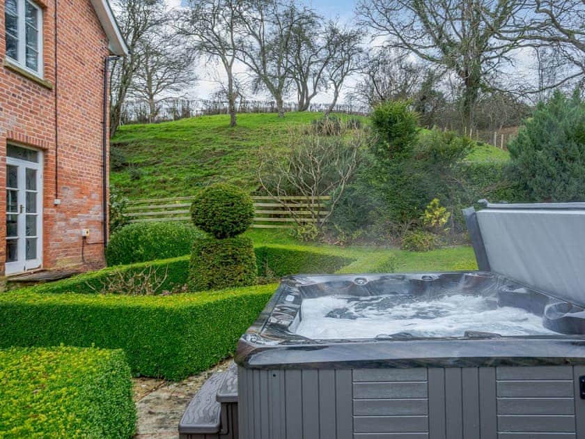Hot tub | Old Upper Gwestydd, Newtown