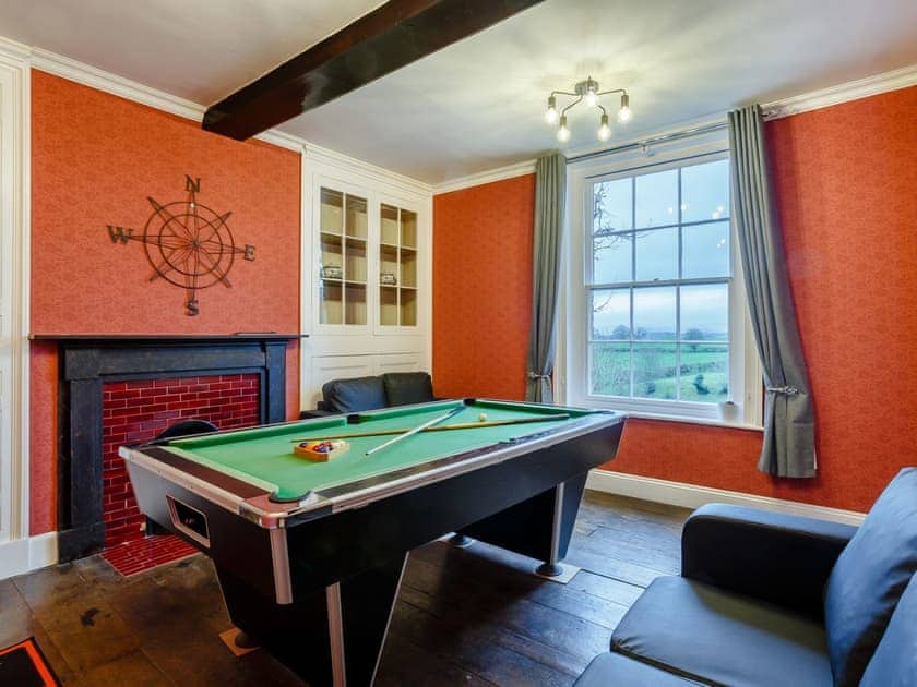 Games room | Old Upper Gwestydd, Newtown