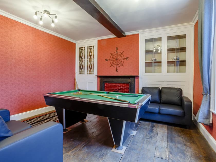 Games room | Old Upper Gwestydd, Newtown