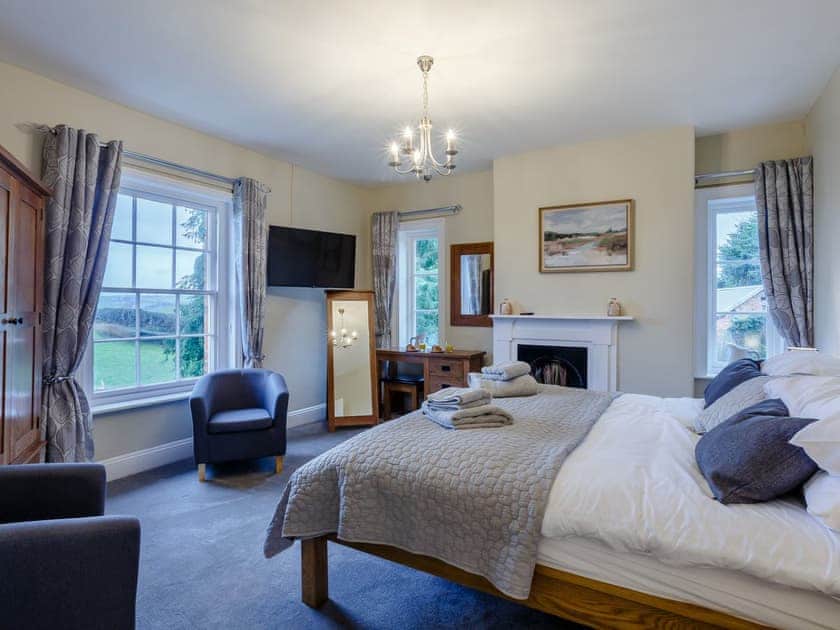 Double bedroom | Old Upper Gwestydd, Newtown