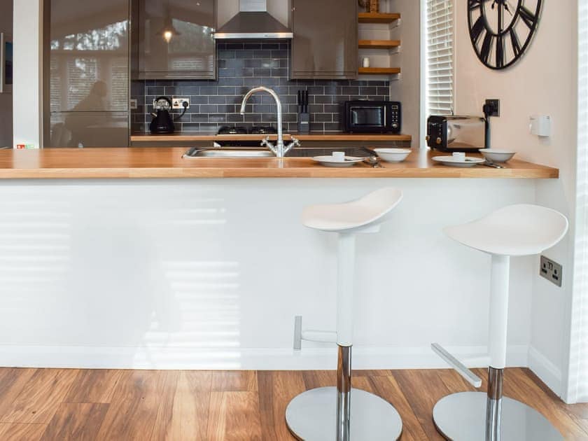 Typical kitchen | The Caravan & Motorhome Club- Rachel’s Lodge - The Caravan & Motorhome Club, Truro