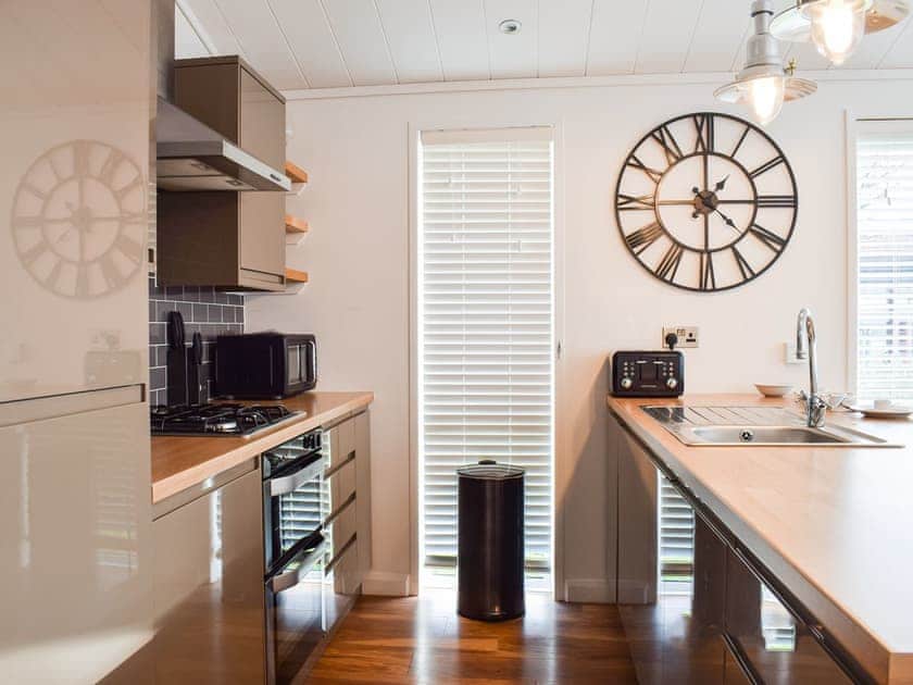 Typical kitchen | The Caravan & Motorhome Club- Rachel’s Lodge - The Caravan & Motorhome Club, Truro