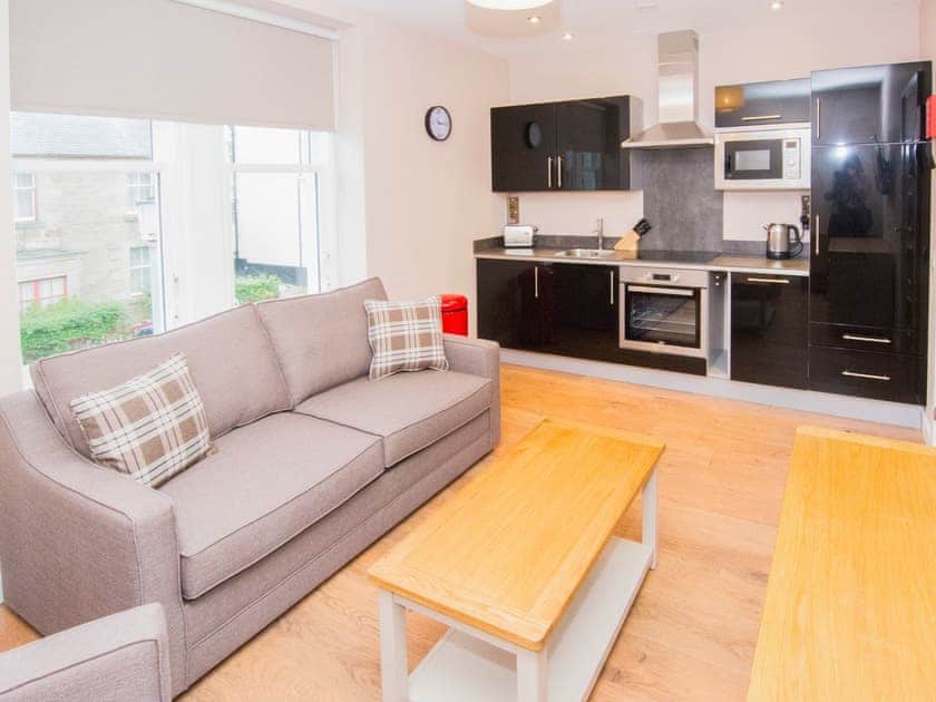 Open plan living space | Spiggie - Nort Bode Apartments, Lerwick