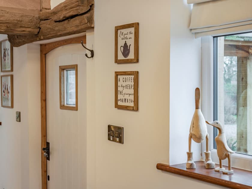 Front door | Little Pines Lodge, Biddulph