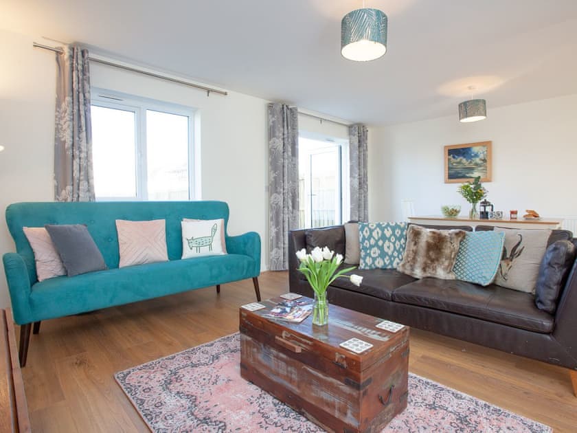 Living area | Number 11, Mawgan Porth