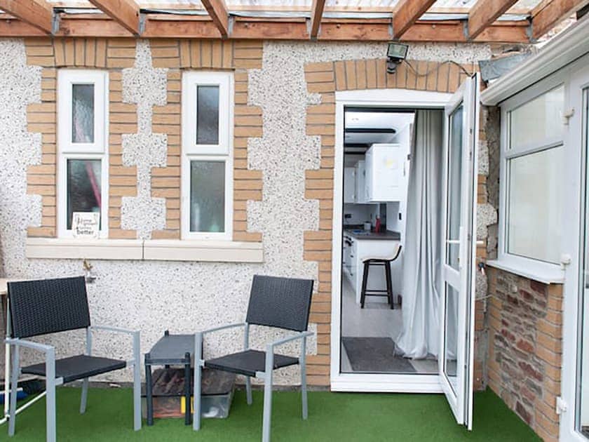 Sitting-out-area | Kimberley Cottage, Yate