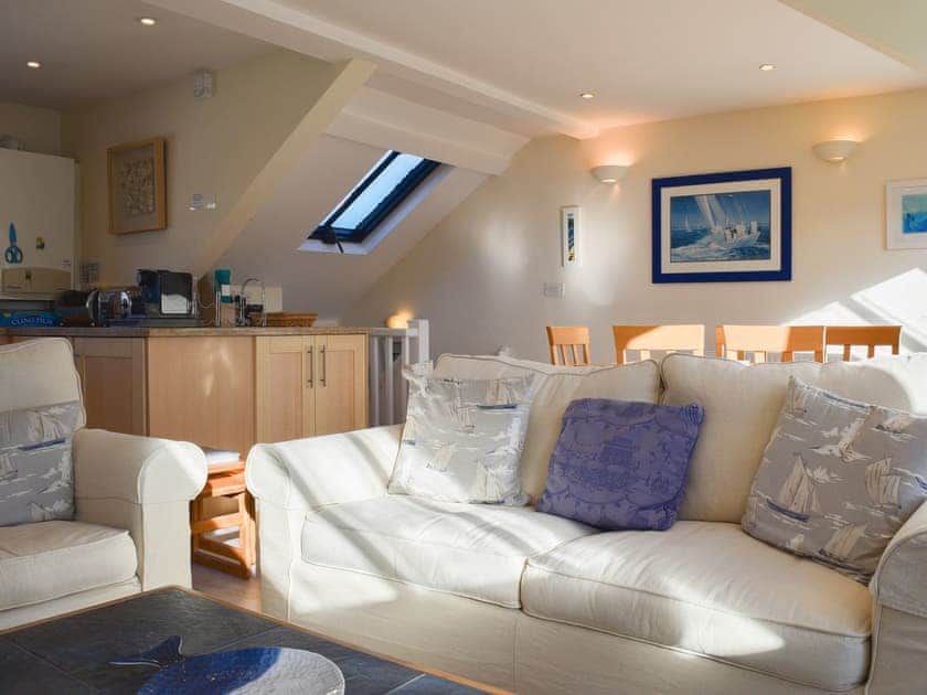 Cosy and welcoming living area | Upper Sheldon House, Salcombe