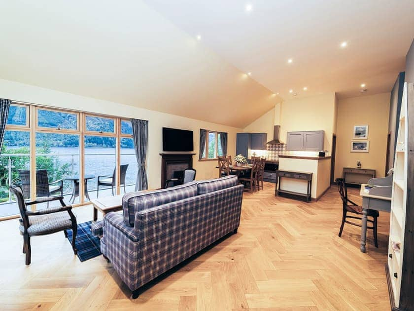 Open plan living space | Mist O’er the Loch - Black Sheep Collection, Letter Finlay, near Spean Bridge