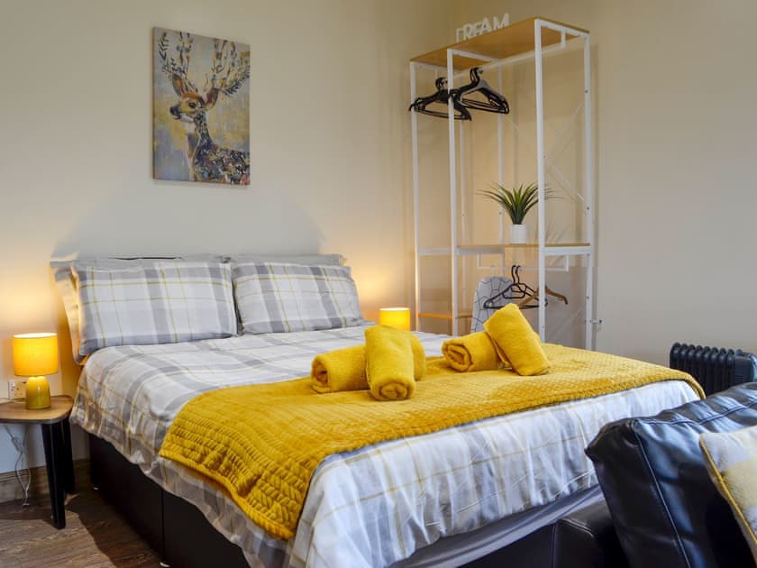 Open plan living space | The Falls - Waterfall Country Park Apartments, Coelbren, near Neath