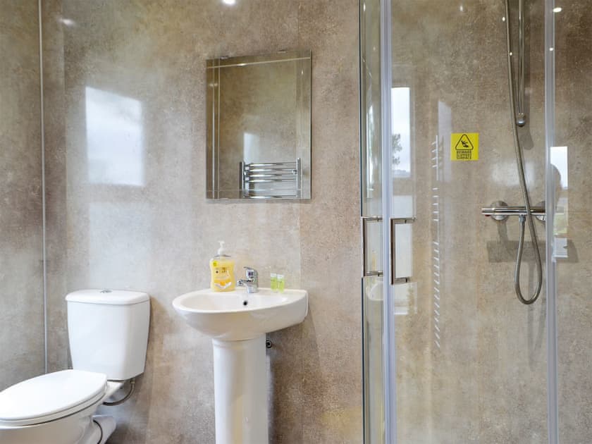Shower room | The Falls - Waterfall Country Park Apartments, Coelbren, near Neath