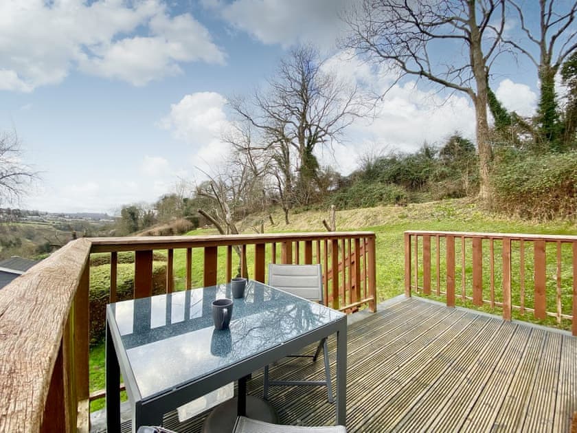Sitting-out-area | The Hazeling Hideaway, Slad, near Stroud