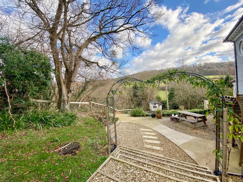 View | The Hazeling Hideaway, Slad, near Stroud