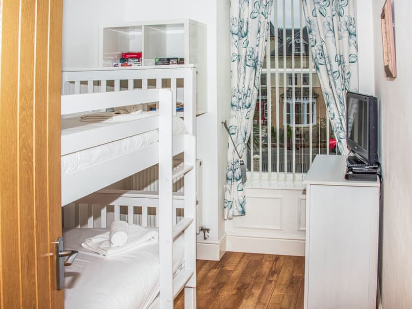 Bunk bedroom | Apartment 3 - Cosy Llandudno Apartments, Llandudno