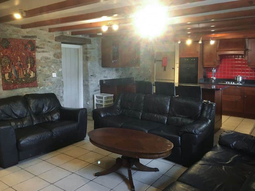 Open plan living space | Church Cottage, Scleddau