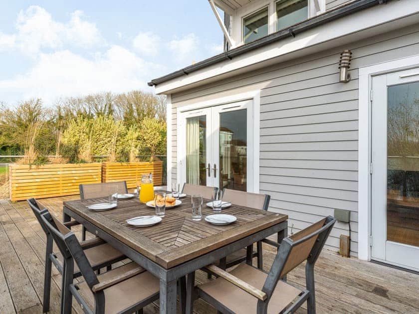 Terrace | Wrens Lake House, South Cerney, Cotswolds near Cirencester