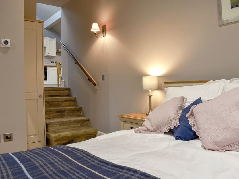 Double bedroom | The Old Shippon at New Ringstones Farm, Rowarth