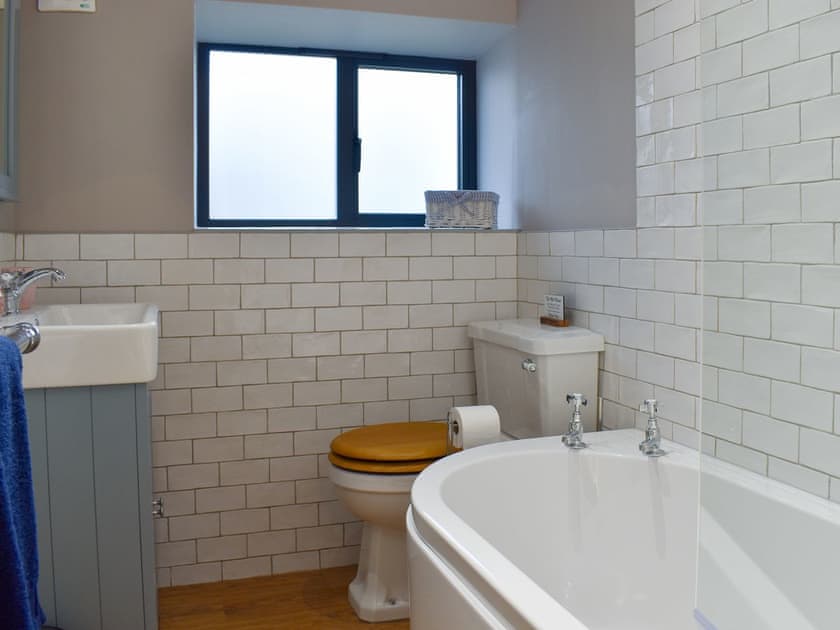 Bathroom | The Old Shippon at New Ringstones Farm, Rowarth