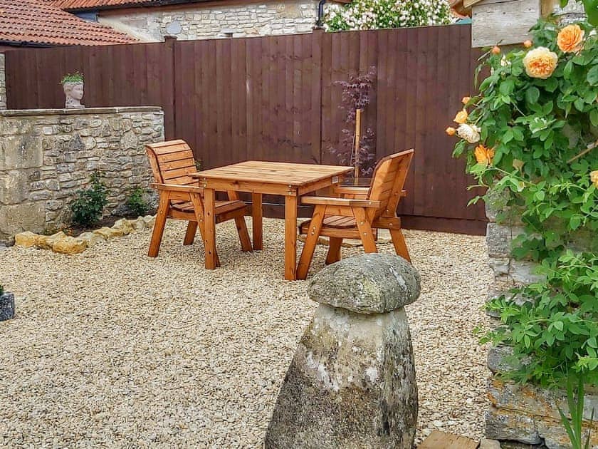 Sitting-out-area | Bramley - Orchard Cottages, Pilton, near Shepton Mallet