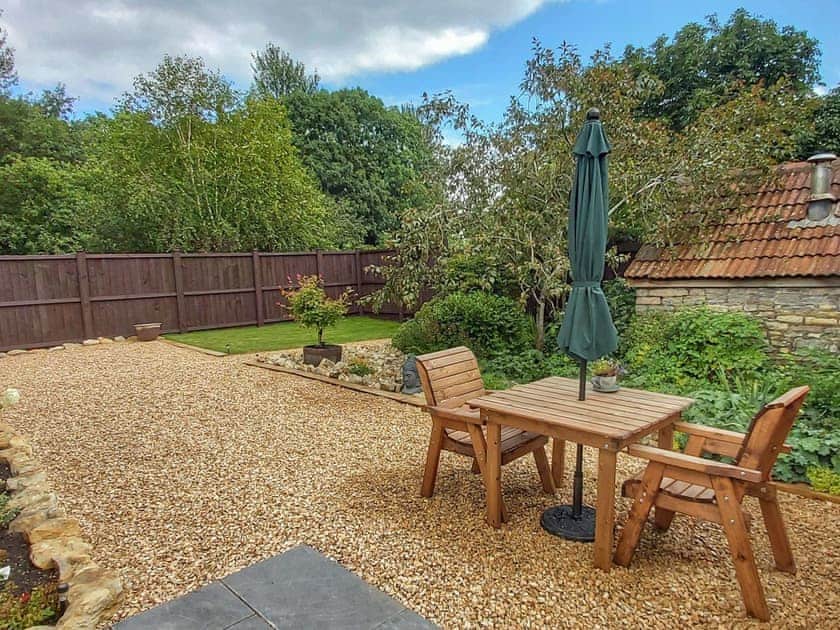 Sitting-out-area | Pippin - Orchard Cottages, Pilton, near Shepton Mallet