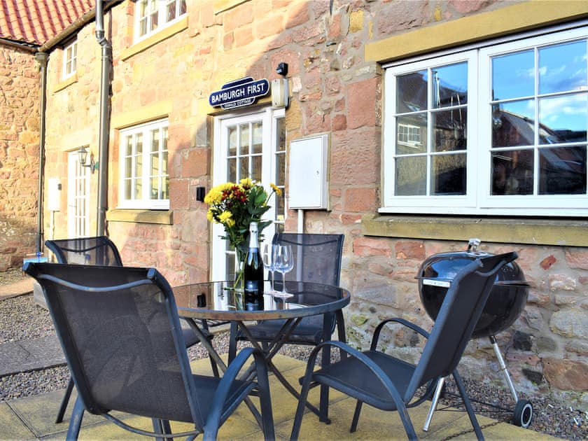 Sitting-out-area | Annie Oswalds Cottage, Adderstone