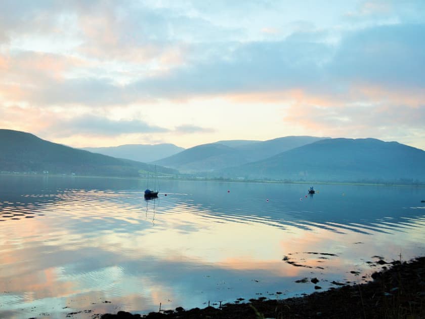 Sunset over Holy Loch | Nursery Cottage, Kilmun