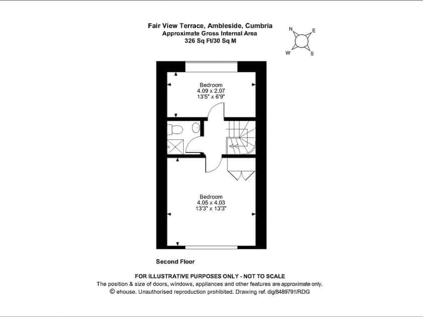 Floor plan | 2 Fairview Terrace, Ambleside