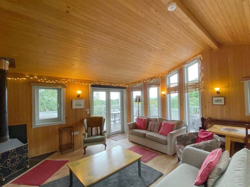 Living room | The Goyle - Lawpit Lodges, Uplowman, near Tiverton