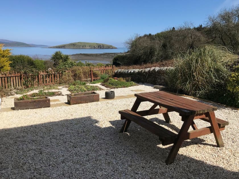 Sitting-out-area | Balcary Mews Cottage, Auchencairn
