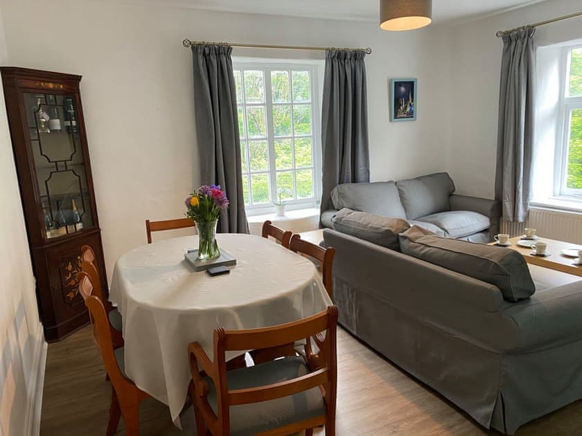 Living room/dining room | The Firemans House - Lowes Mill Cottages at Torr Vale Mill, New Mills