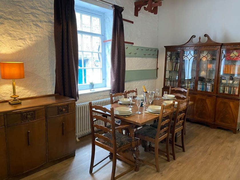 Dining Area | The Old Workshop - Lowes Mill Cottages at Torr Vale Mill, New Mills