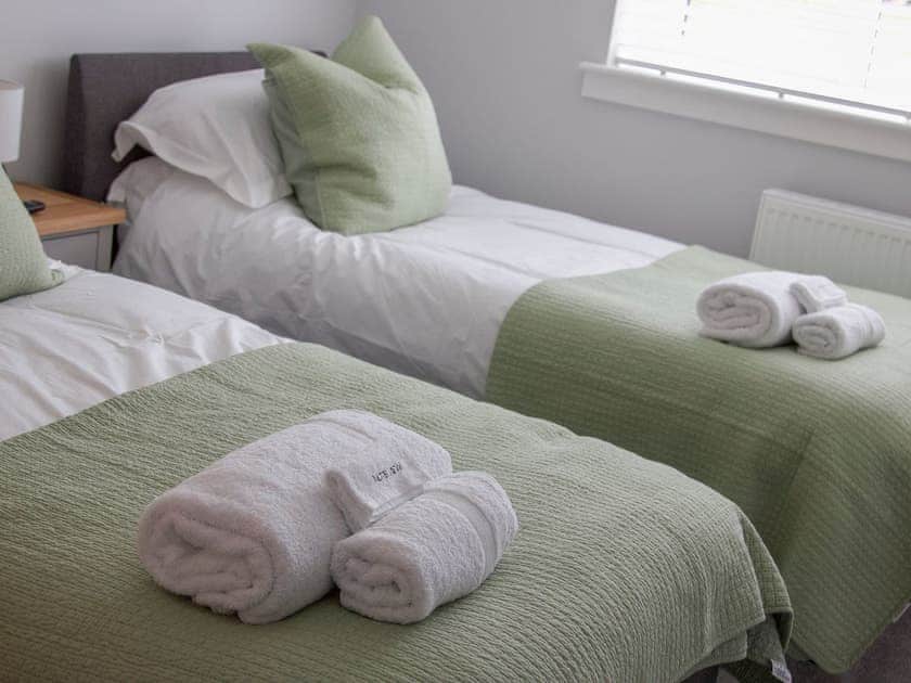 Twin bedroom | Mote View Holidays- 2 Mote View, Mote View Holidays- 4 Mote View - Mote View Holidays, Sandhead, near Stranraer