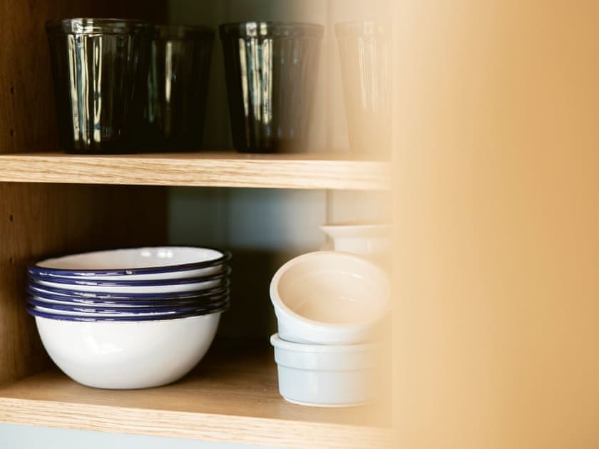 Kitchen area | Curlew Shepherds Hut - Atholl Estate, Pitlochry