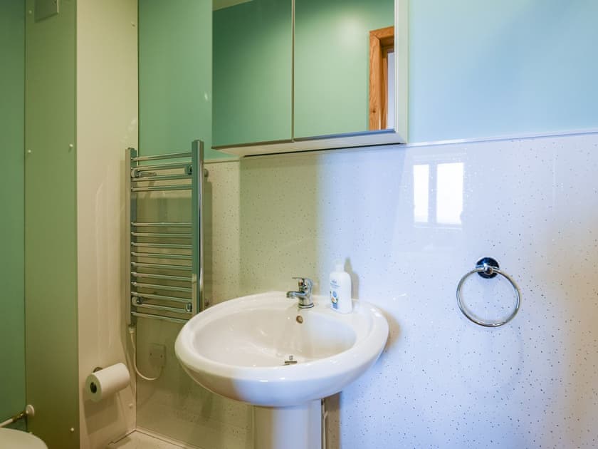Shower room | Yr Hen Feudy at Pentre Farm, Llansilin, Oswestry