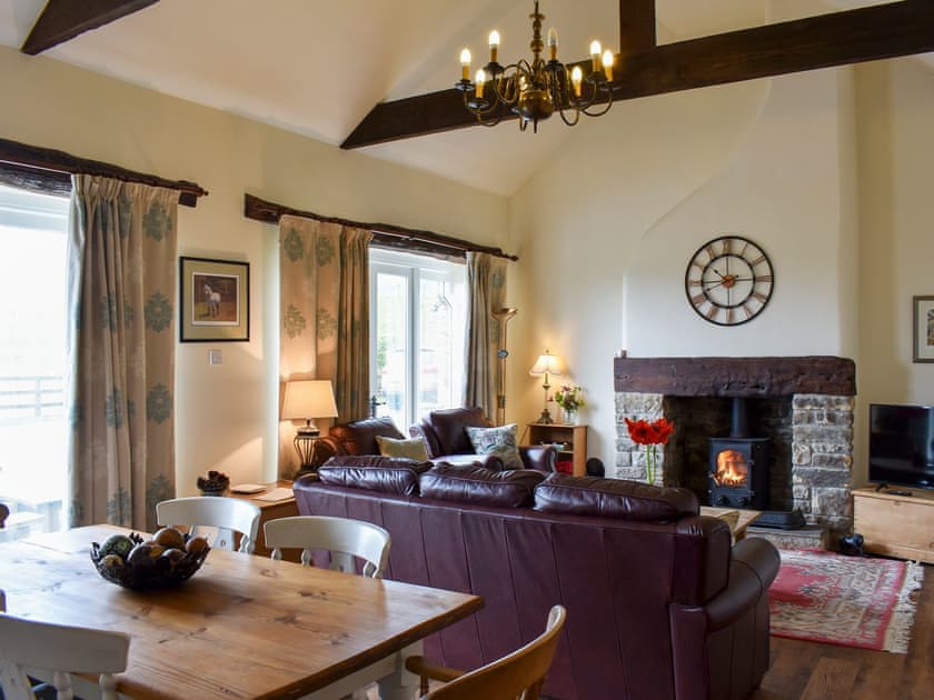 Living room/dining room | High Dalton Hall Cottage, Newsham, near Richmond