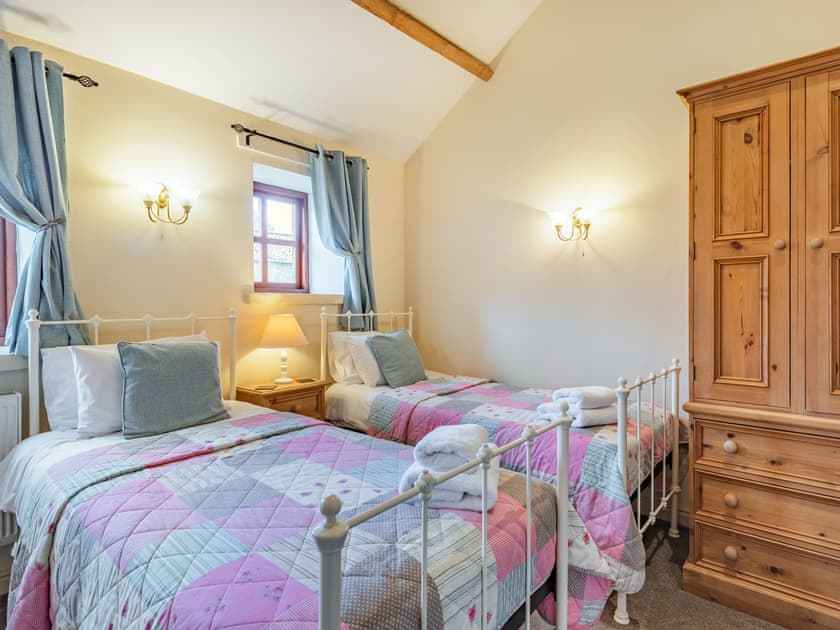 Twin bedroom | The Tack Rooms - High Farm Barns, Routh, Beverley