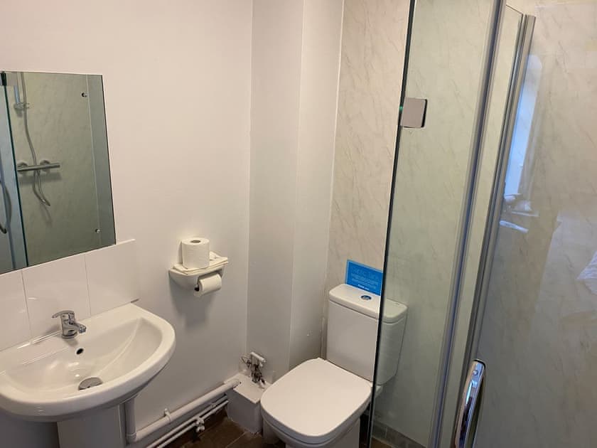 Shower room | The Coach House - Peniarth Bach Farm, Betws-Yn-Rhos, Conwy