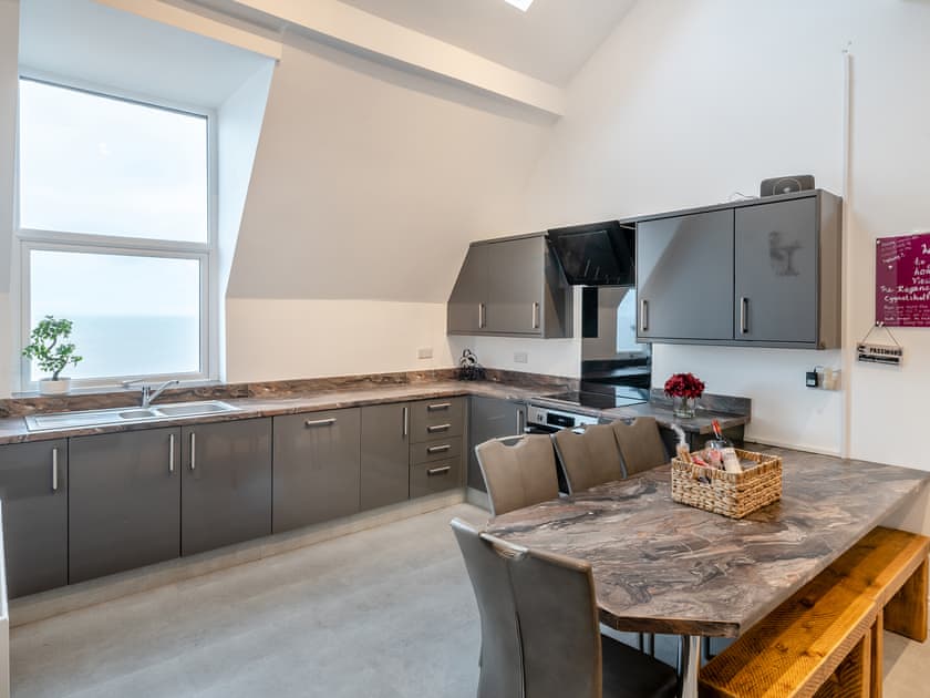 Kitchen/diner | Sea View PenthouseRegency Mansion, Redcar