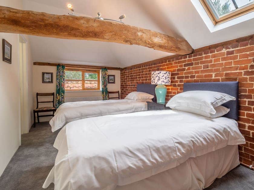 Twin bedroom | The Old Barn - Ash Cottages, Semer, near Hadleigh