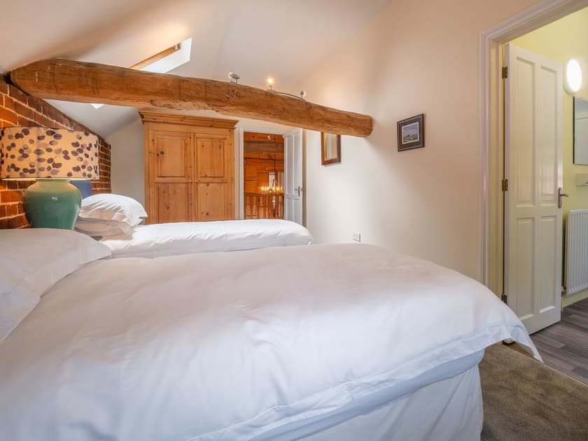 Twin bedroom | The Old Barn - Ash Cottages, Semer, near Hadleigh