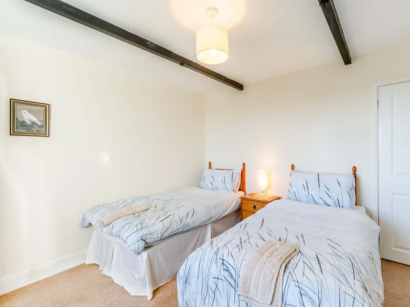 Twin bedroom | Dovecote Cottage, Embleton