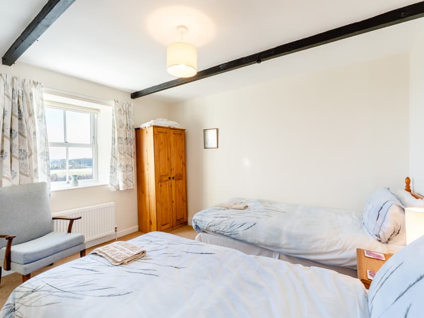 Twin bedroom | Dovecote Cottage, Embleton