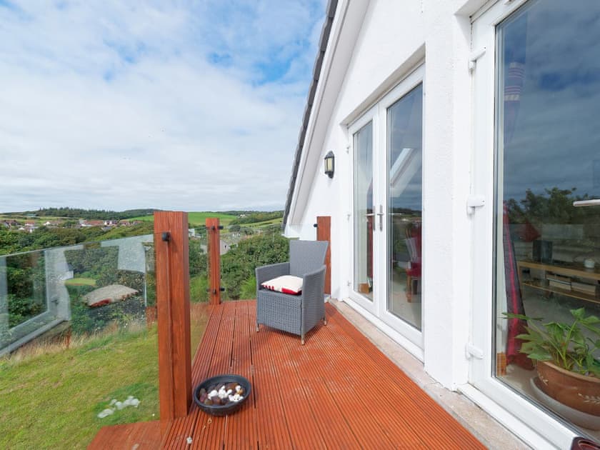 View | Seaviews and Hot Tub at Admirals Anchor, Portpatrick