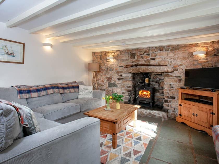Living area | The Farmhouse, Carnmenellis, between Falmouth and St Ives
