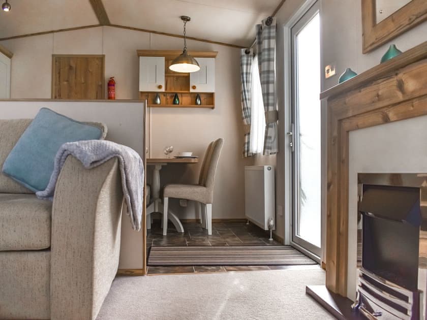 Living area | Everard - Flask Country Lodges, Robin Hood’s Bay