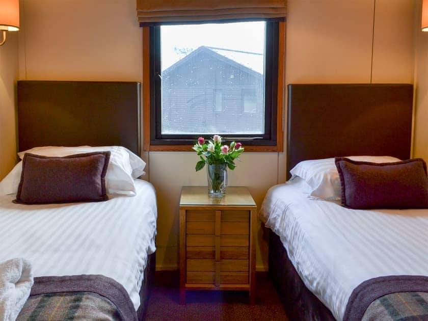 Twin bedroom | Chalet 19 - Spey Valley Resort, Aviemore