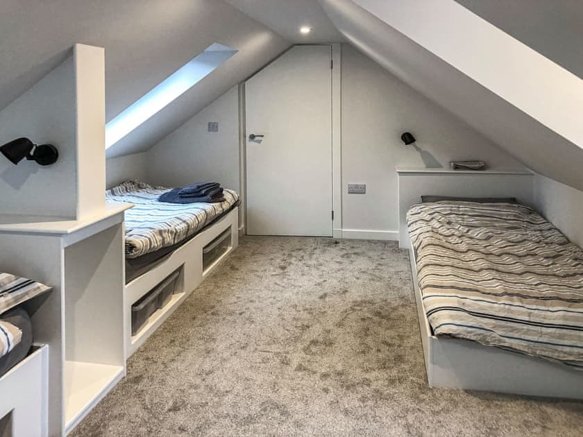 Twin bedroom | Gowanhill, Whiting Bay