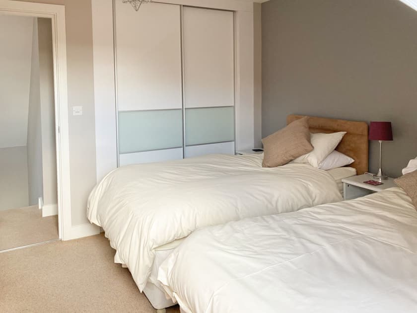Twin bedroom | Shoreline Penthouse, Alnmouth