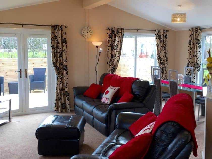 Living area | Cheviot Luxury Lodge - Felmoor Holiday Park, Felton