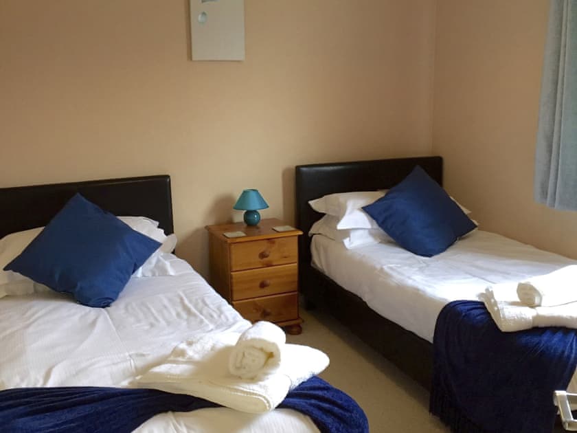 Twin bedroom | Cheviot Luxury Lodge - Felmoor Holiday Park, Felton