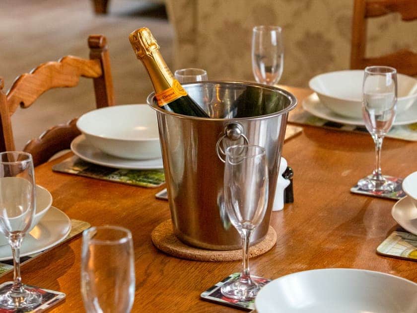 Dining Area | The Old Workshop - Lowes Mill Cottages at Torr Vale Mill, New Mills